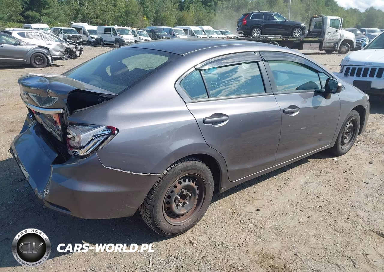 2014 Honda Civic Lx VIN:2HGFB2F55EH546784 - 4