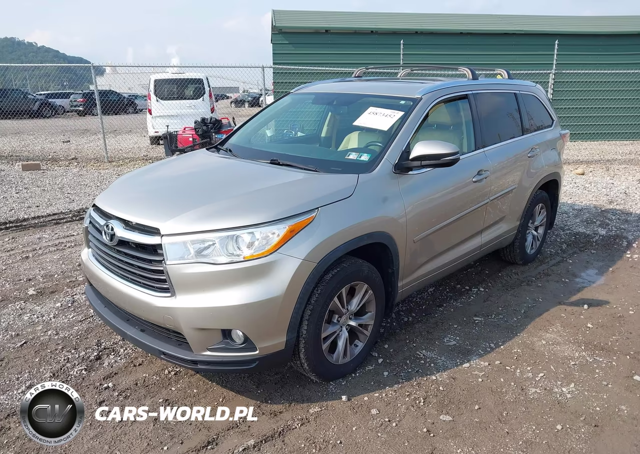 2014 Toyota Highlander Xle V6 VIN:5TDJKRFH8ES055607 - 2