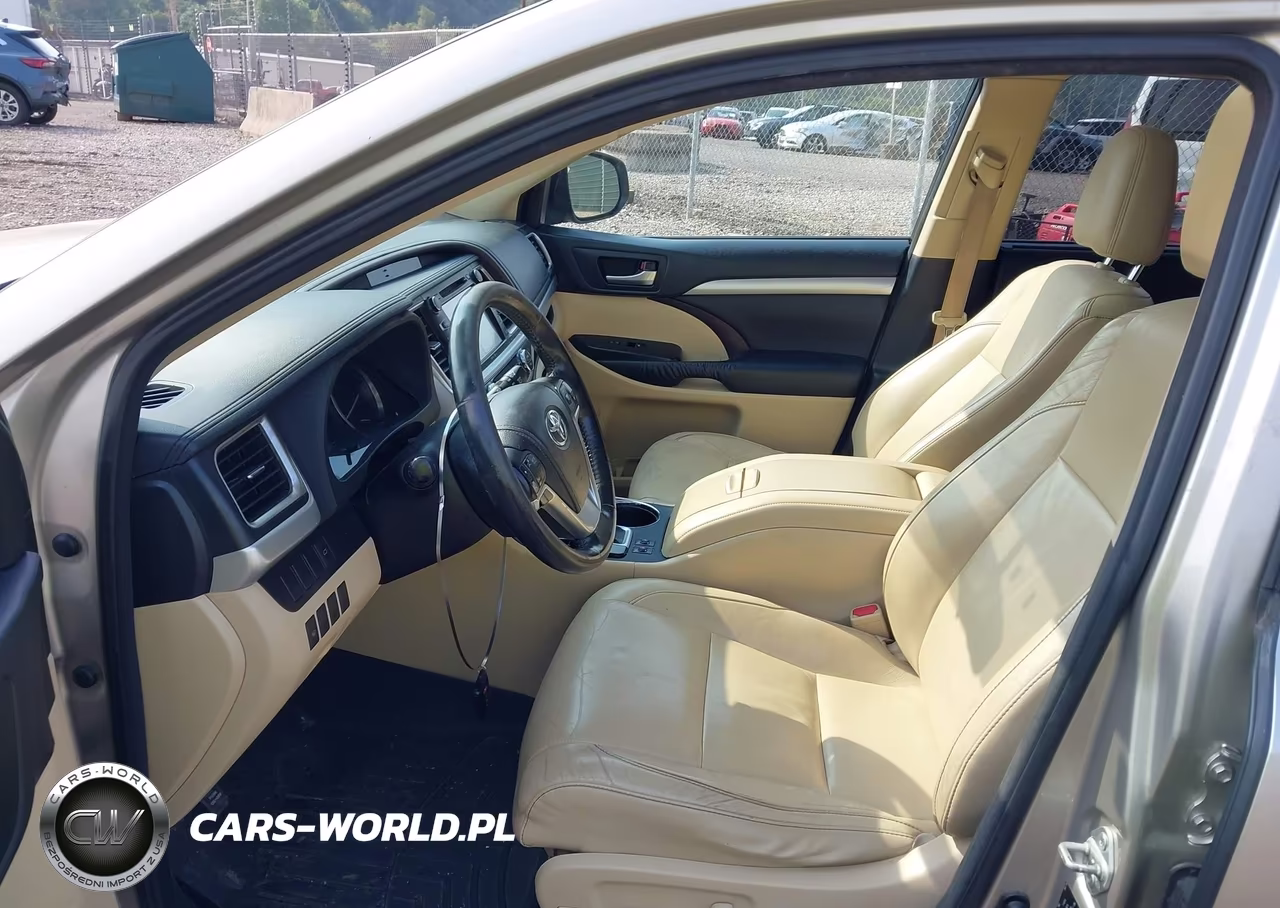 2014 Toyota Highlander Xle V6 VIN:5TDJKRFH8ES055607 - 5
