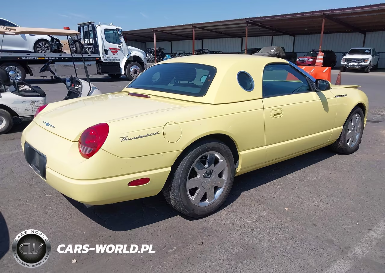 2002 Ford Thunderbird Deluxe-Premium-W-Hardtop Deluxe-W-Hardtop Premium VIN:1FAHP60A82Y107575 - 4