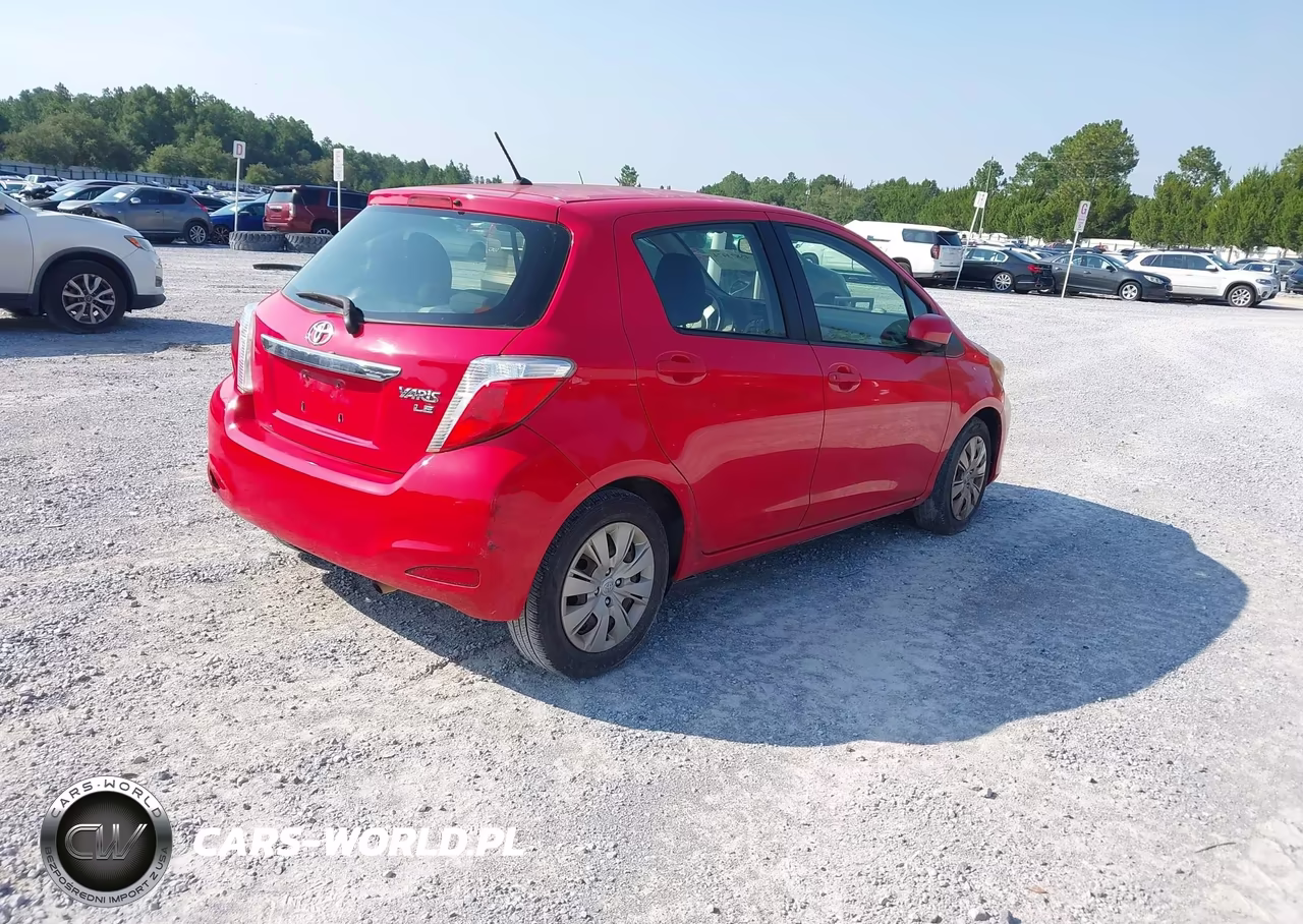 2013 Toyota Yaris Le VIN:JTDKTUD36DD566920 - 4