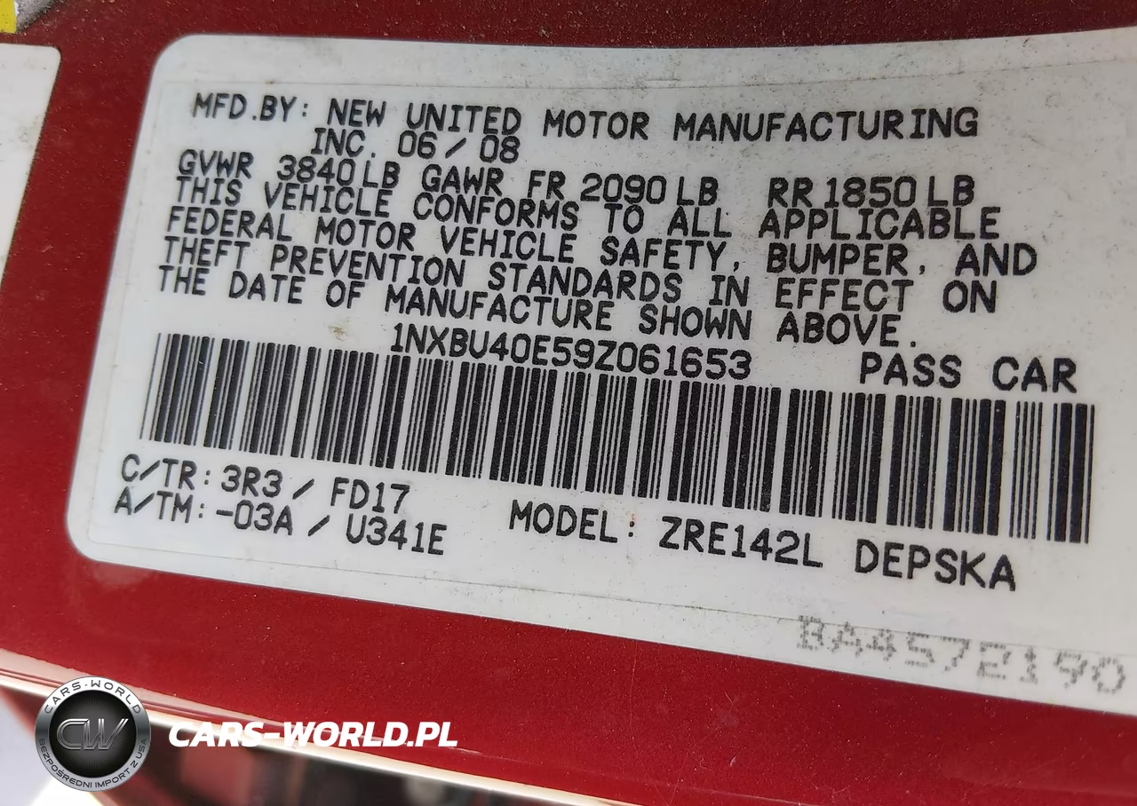 2009 Toyota Corolla S VIN:1NXBU40E59Z061653 - 9
