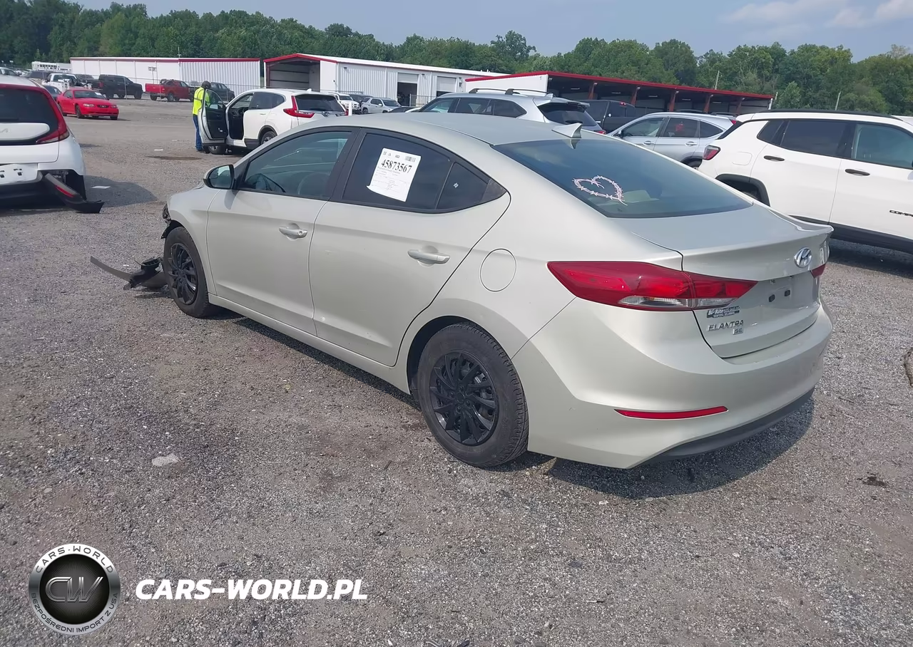 2017 Hyundai Elantra Se VIN:5NPD74LF8HH192092 - 3