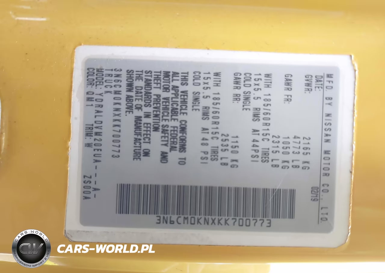 2019 Nissan Nv200 S VIN:3N6CM0KNXKK700773 - 9