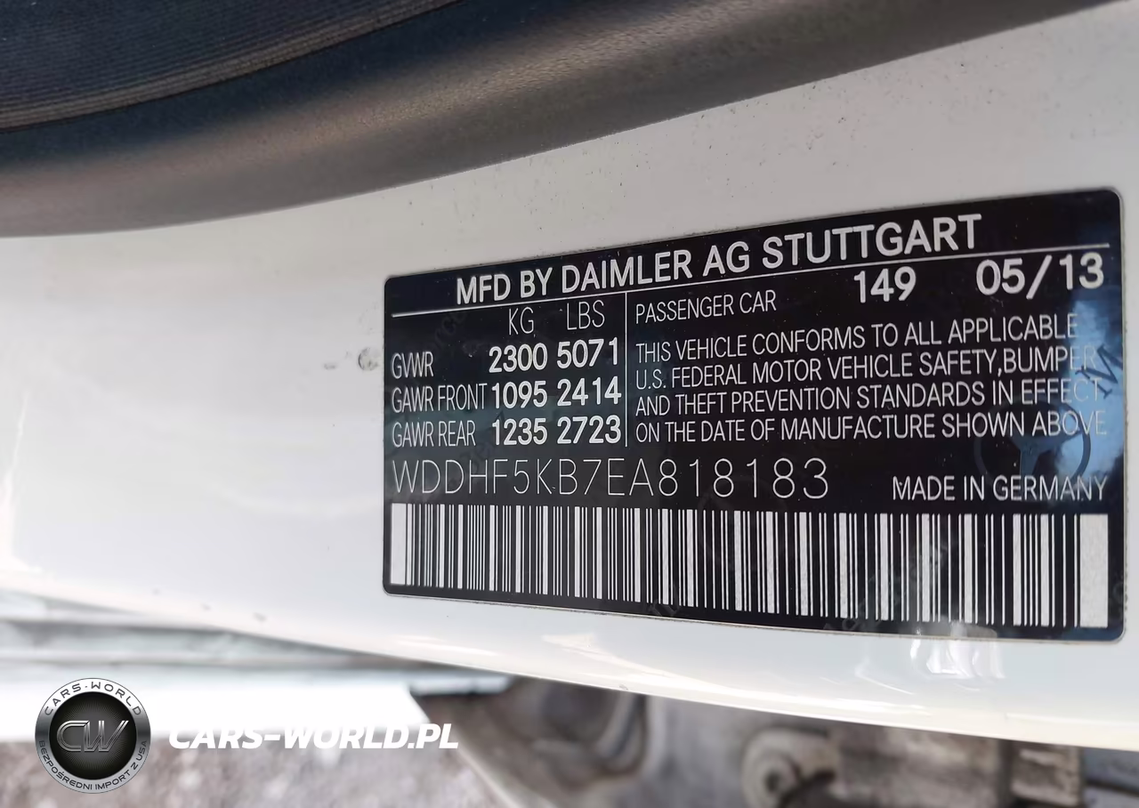 2014 Mercedes-Benz E 350 VIN:WDDHF5KB7EA818183 - 9