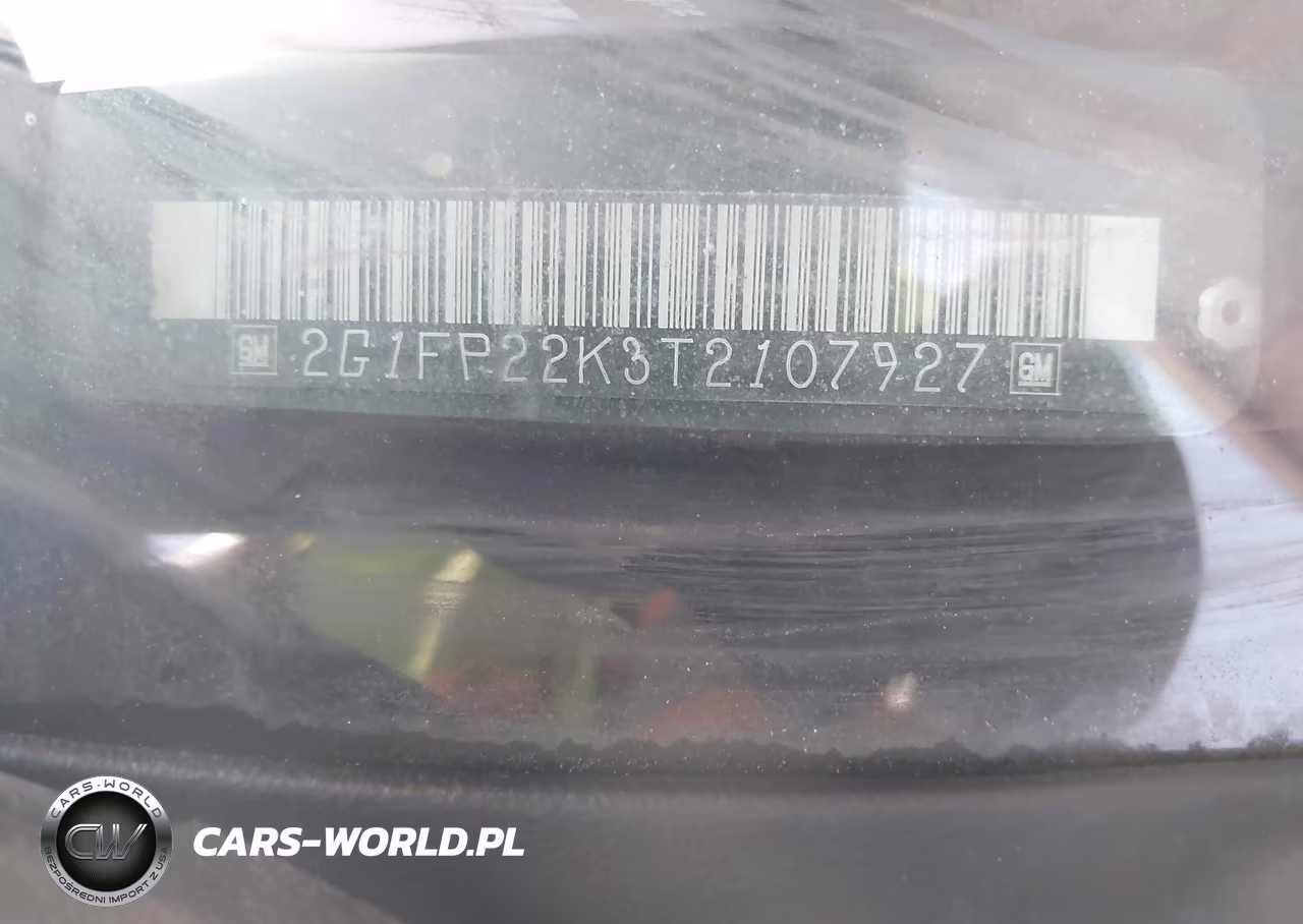 1996 Chevrolet Camaro Rs VIN:2G1FP22K3T2107927 - 9
