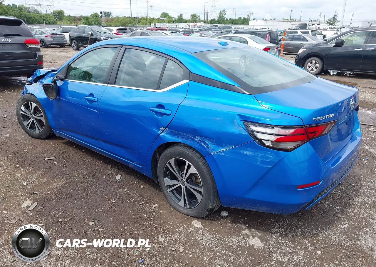 2021 Nissan Sentra Sv Xtronic Cvt VIN:3N1AB8CV7MY217015 - 3