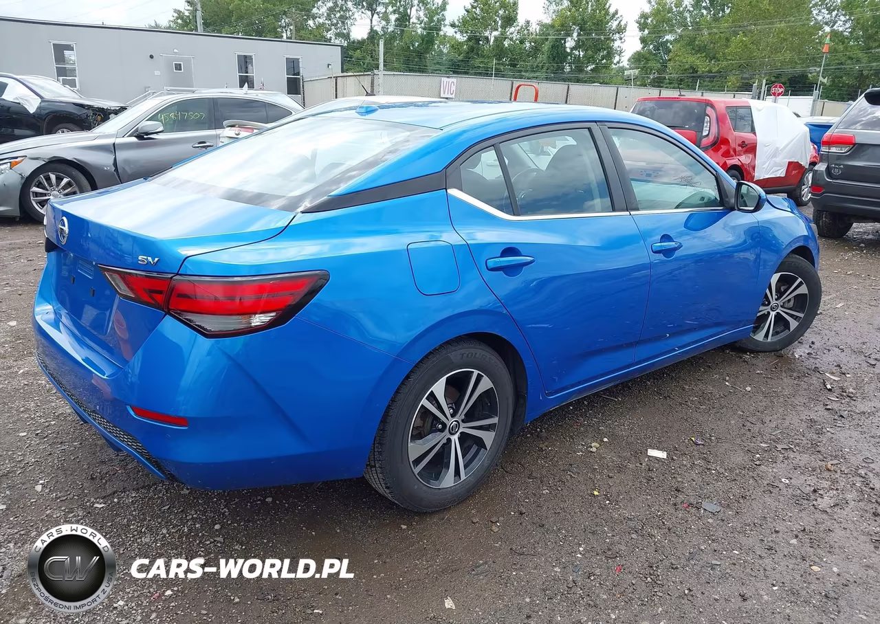 2021 Nissan Sentra Sv Xtronic Cvt VIN:3N1AB8CV7MY217015 - 4