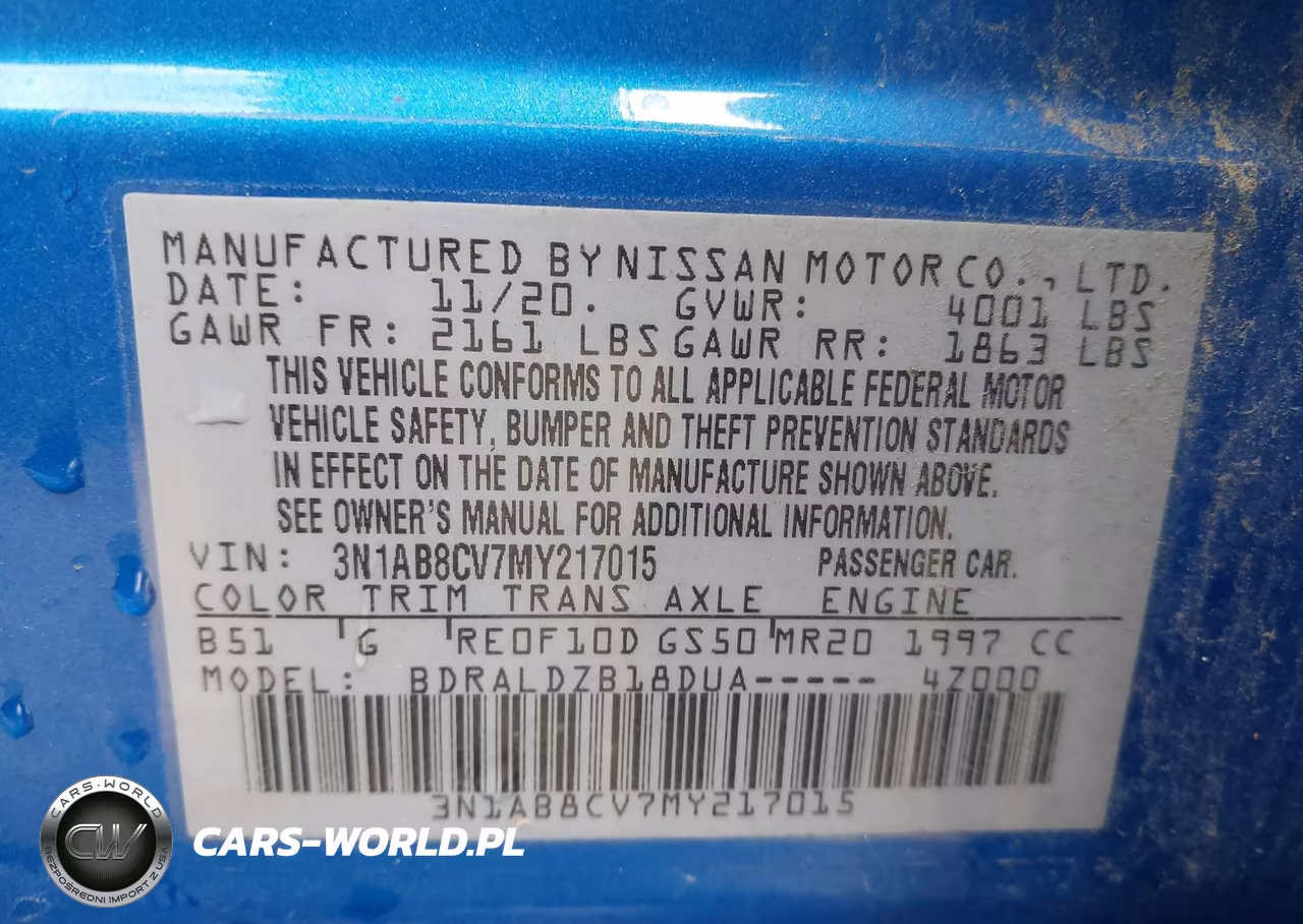 2021 Nissan Sentra Sv Xtronic Cvt VIN:3N1AB8CV7MY217015 - 9