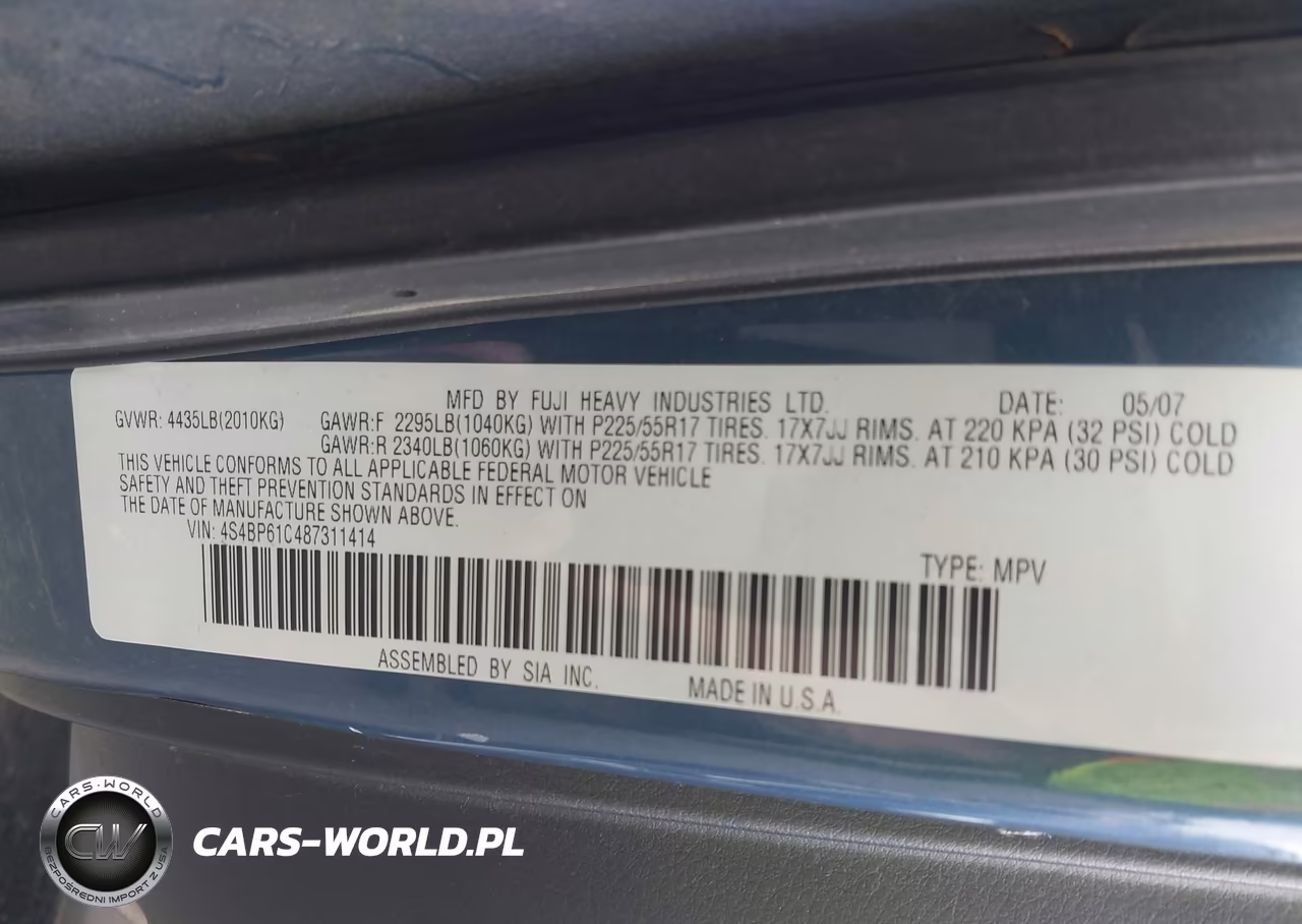 2008 Subaru Outback 2.5I-2.5I L.l. Bean Edition VIN:4S4BP61C487311414 - 9