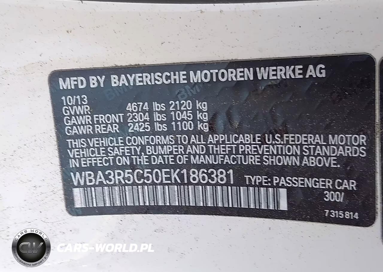 2014 BMW 435I xDrive VIN:WBA3R5C50EK186381 - 9