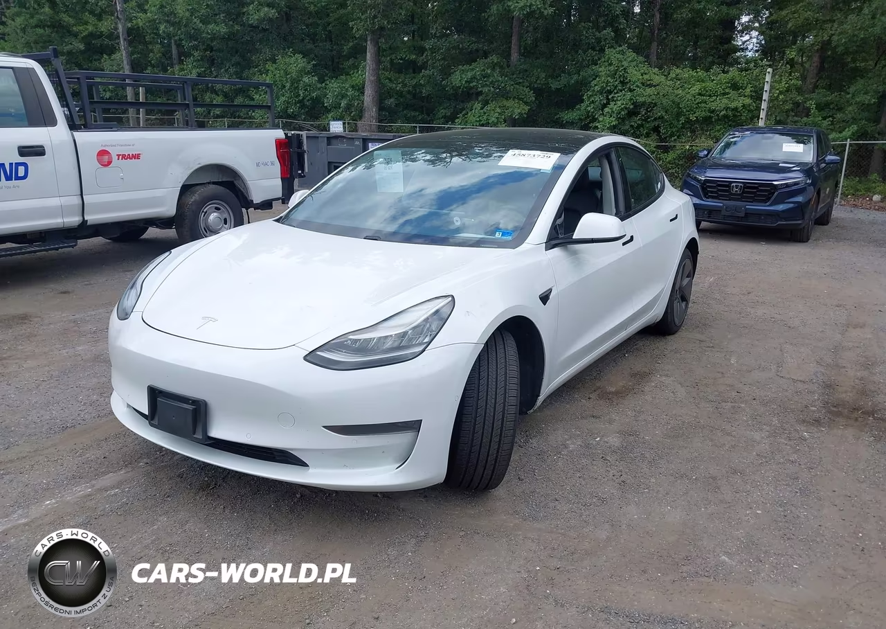 2021 Tesla Model 3 Standard Range Plus Rear-Wheel Drive VIN:5YJ3E1EA3MF848614 - 2