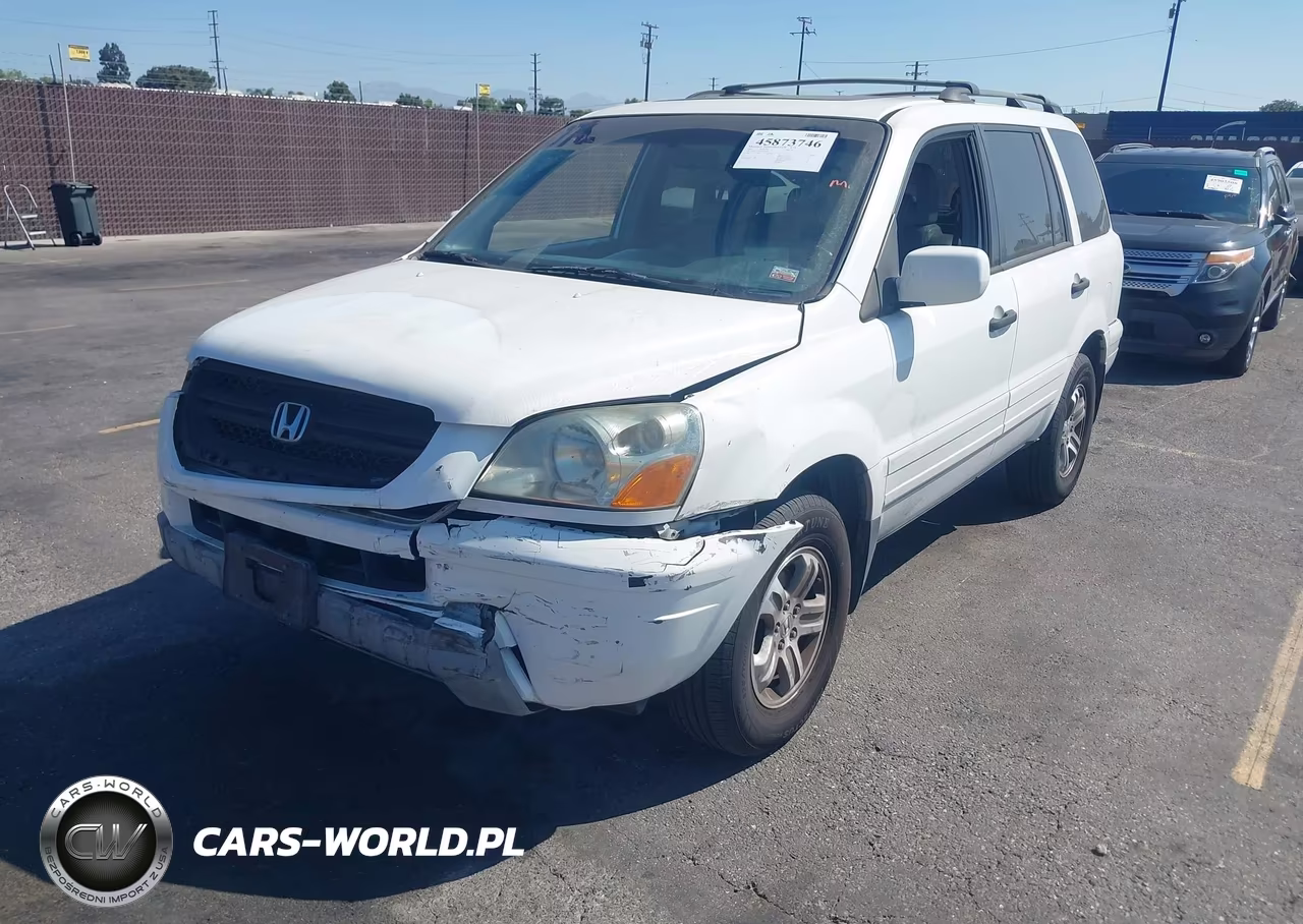 2005 Honda Pilot Ex-L VIN:2HKYF18545H524320 - 2
