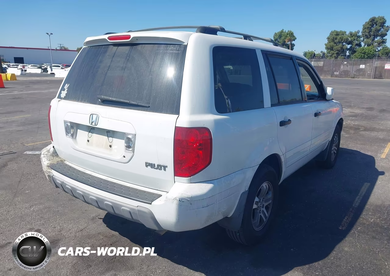 2005 Honda Pilot Ex-L VIN:2HKYF18545H524320 - 4