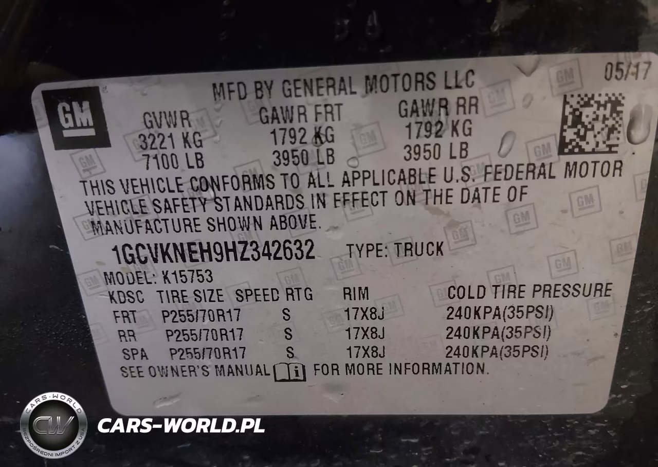 2017 Chevrolet Silverado 1500 Work Truck VIN:1GCVKNEH9HZ342632 - 9