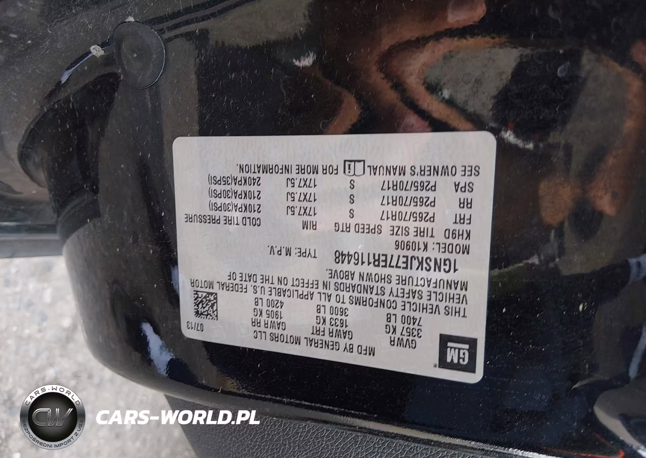 2014 Chevrolet Suburban Lt VIN:1GNSKJE77ER116448 - 9