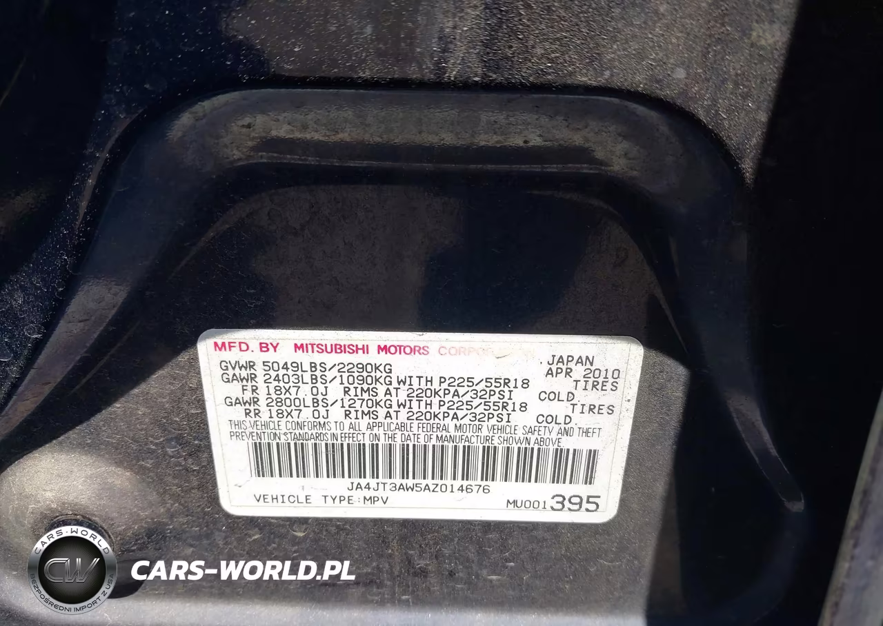 2010 Mitsubishi Outlander Se VIN:JA4JT3AW5AZ014676 - 9