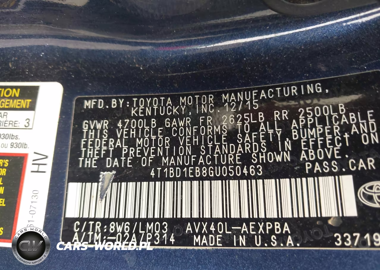2016 Toyota Avalon Hybrid Limited VIN:4T1BD1EB8GU050463 - 9