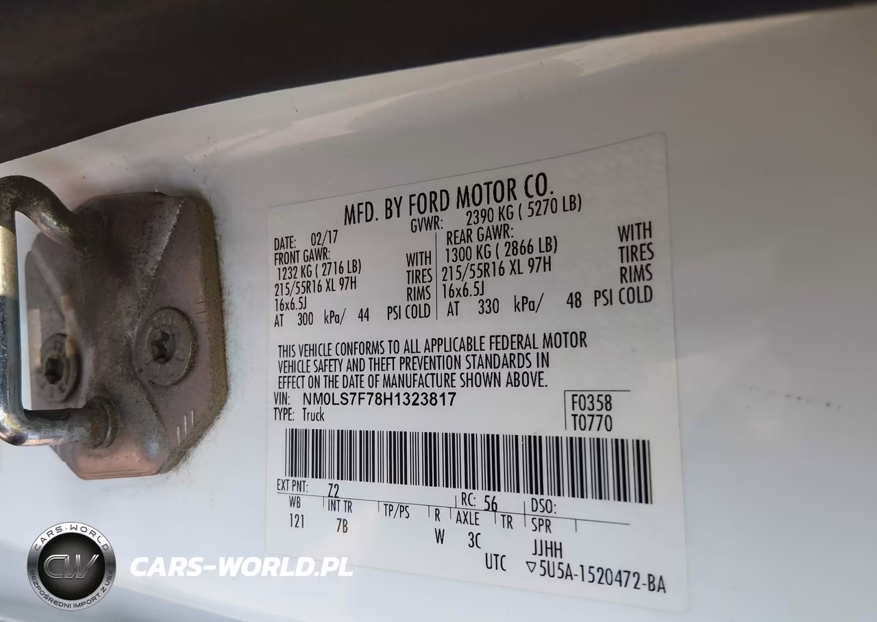 2017 Ford Transit Connect Xlt VIN:NM0LS7F78H1323817 - 9