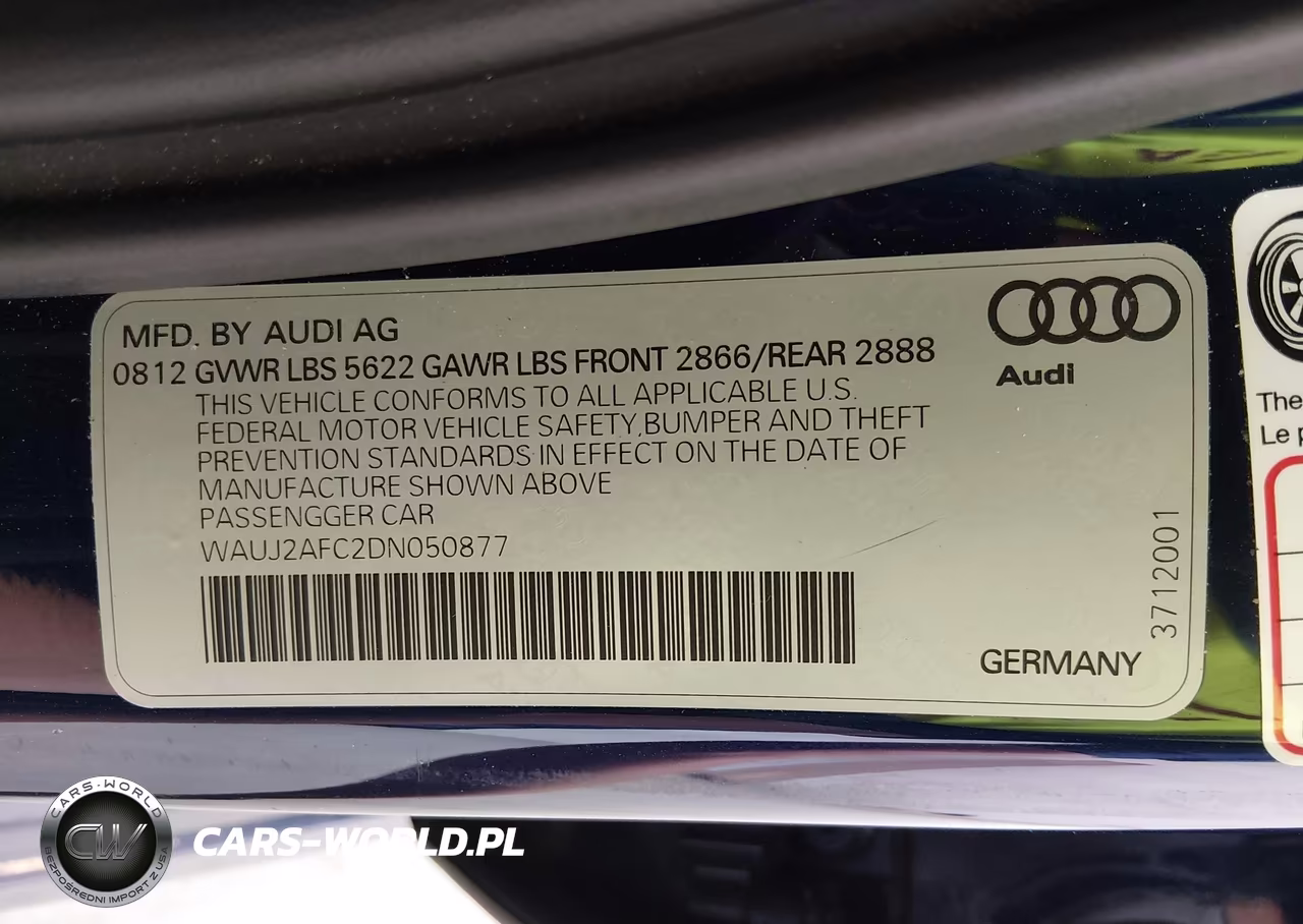 2013 Audi S6 4.0T Prestige VIN:WAUJ2AFC2DN050877 - 9