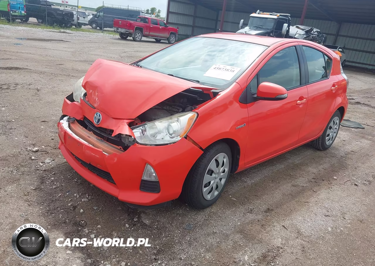 2012 Toyota Prius C Two VIN:JTDKDTB37C1012599 - 2