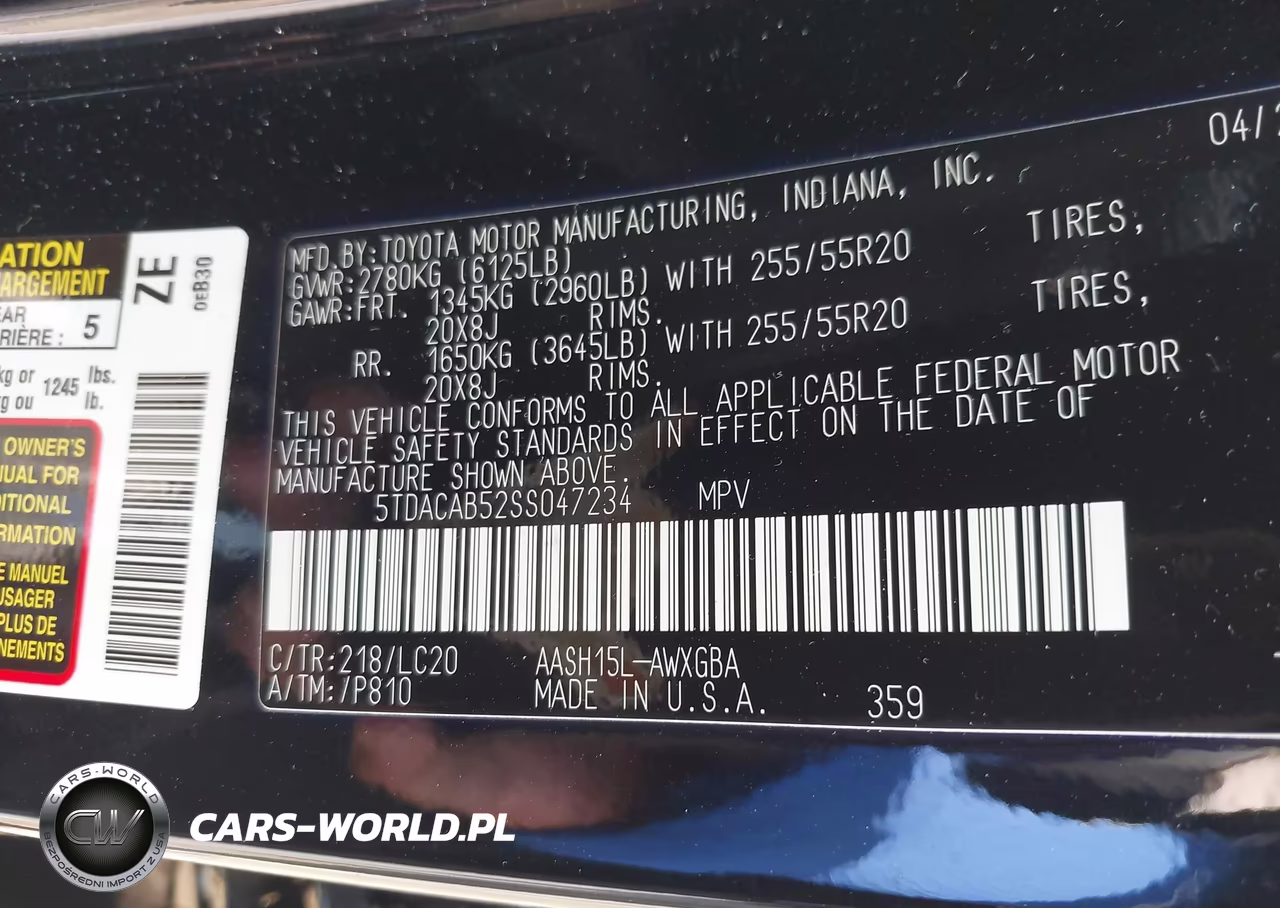 2025 Toyota Grand Highlander Hybrid Limited VIN:5TDACAB52SS047234 - 9