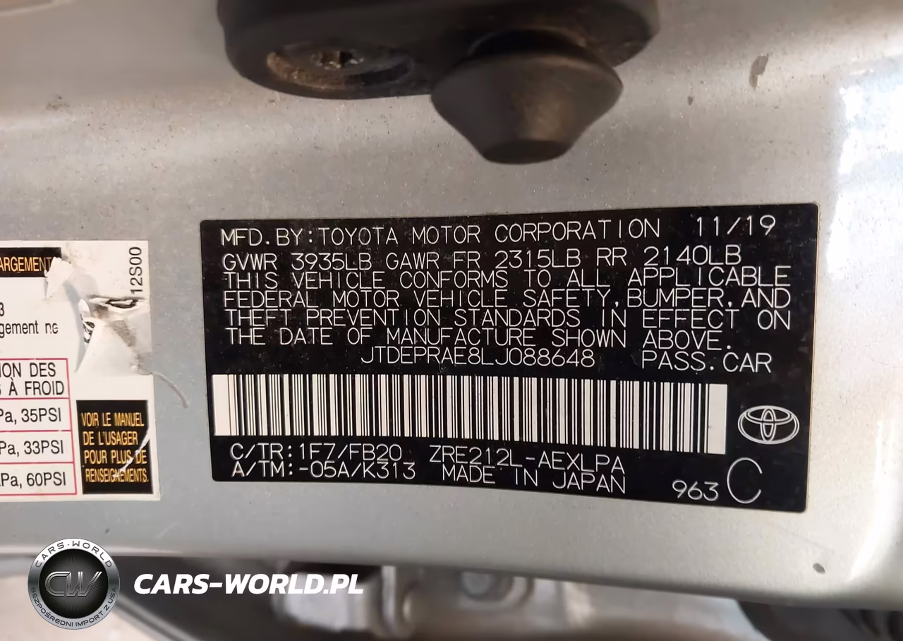 2020 Toyota Corolla Le VIN:JTDEPRAE8LJ088648 - 9