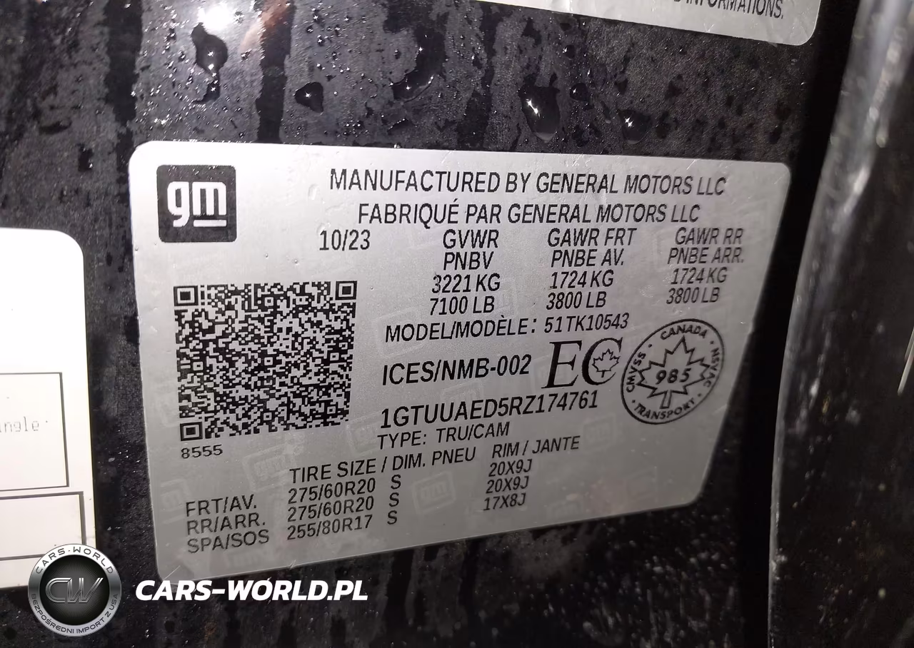 2024 GMC Sierra 1500 Pro VIN:1GTUUAED5RZ174761 - 9
