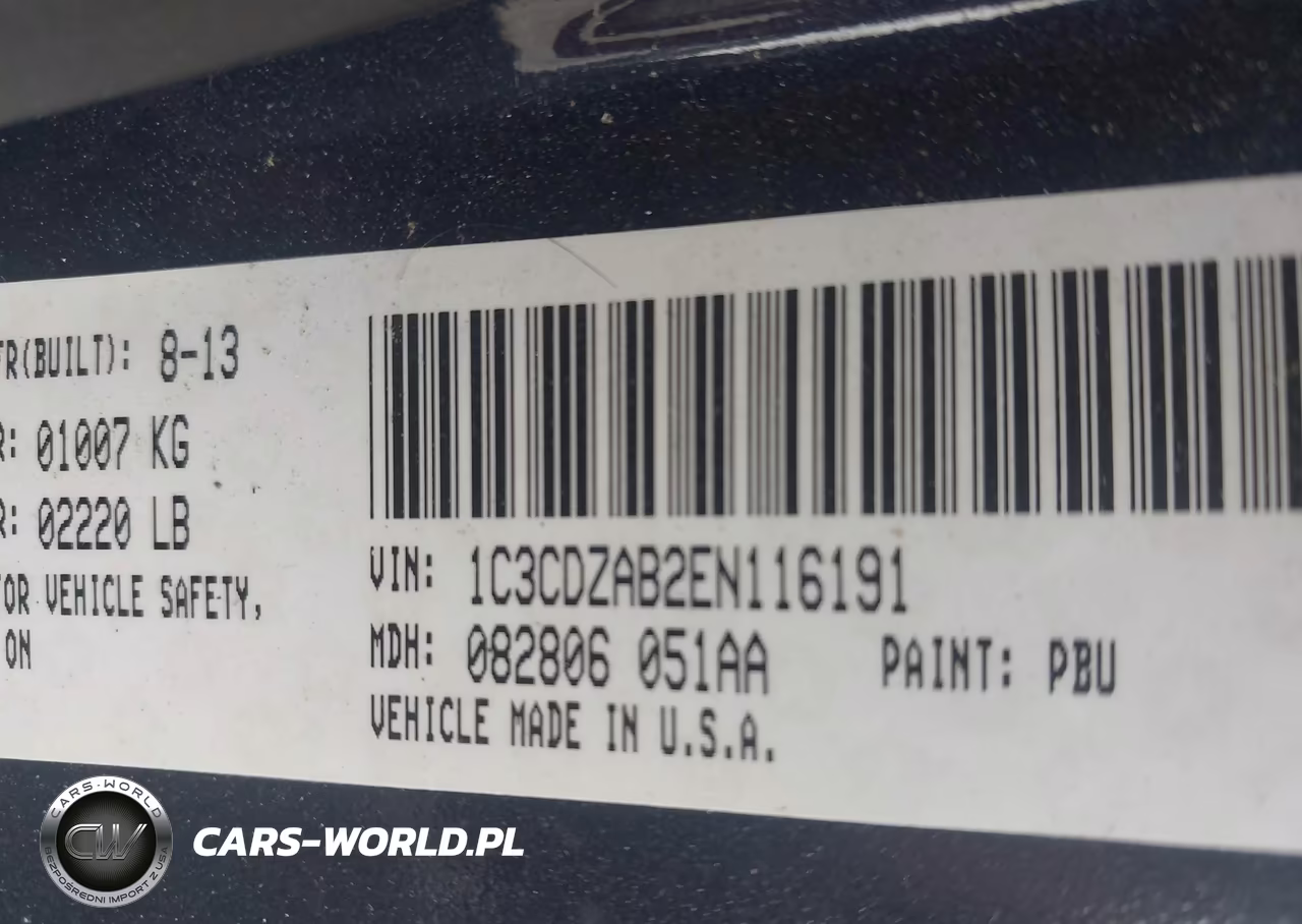 2014 Dodge Avenger Se VIN:1C3CDZAB2EN116191 - 9