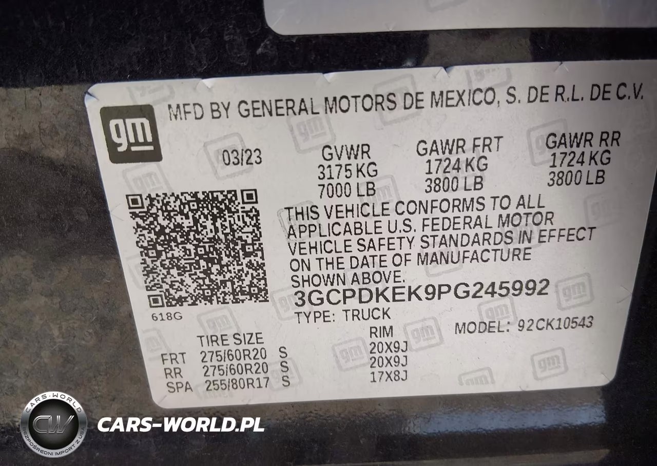 2023 Chevrolet Silverado 1500 4Wd Short Bed Lt With 2Fl VIN:3GCPDKEK9PG245992 - 9