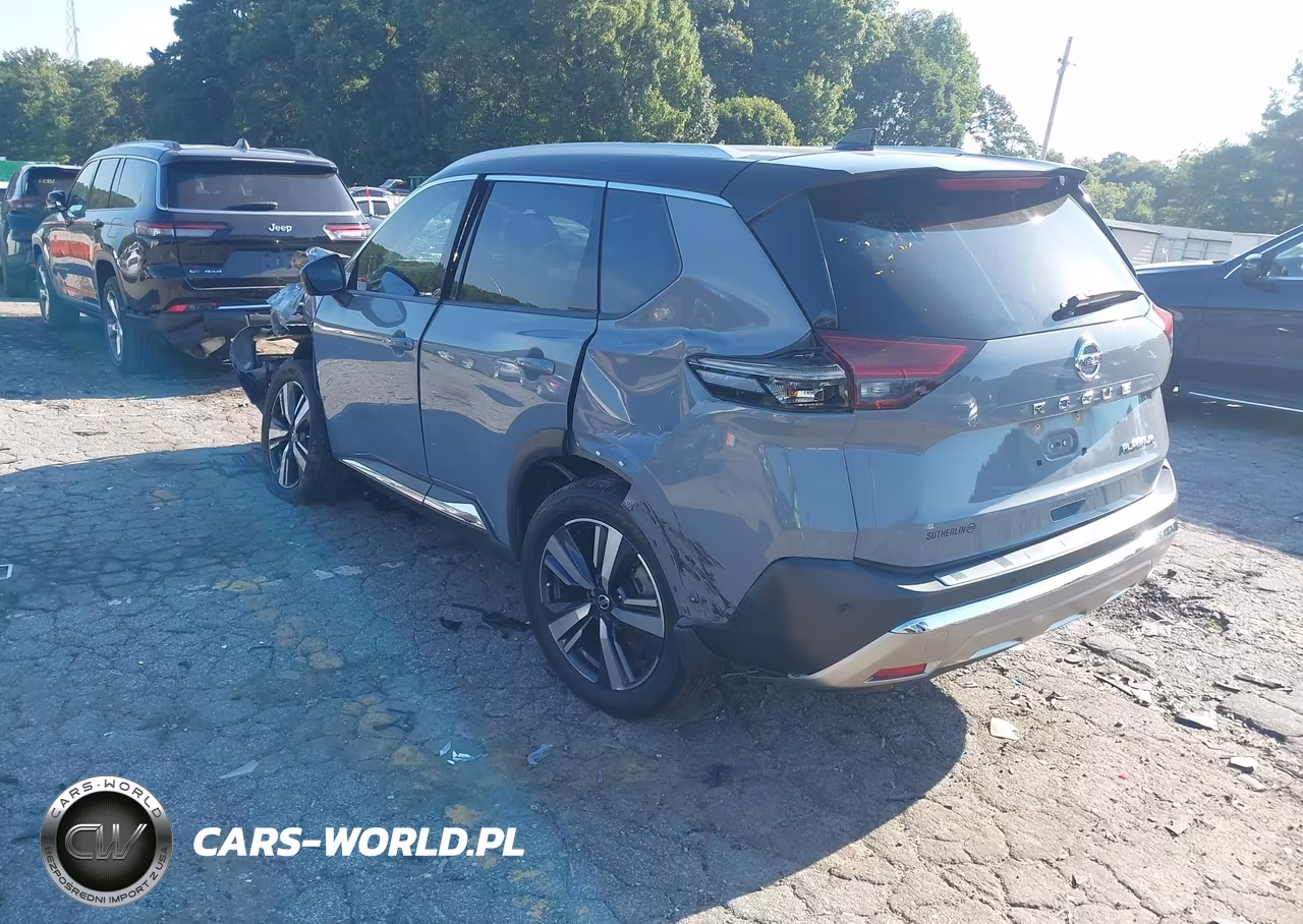 2021 Nissan Rogue Platinum Fwd VIN:JN8AT3DC9MW100199 - 3