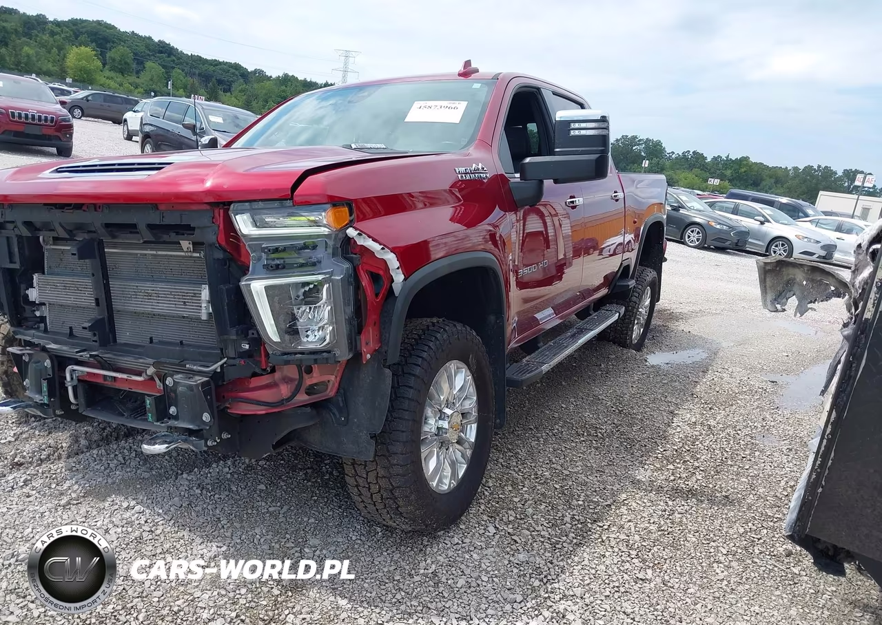2022 Chevrolet Silverado 3500Hd 4Wd Standard Bed High Country VIN:1GC4YVEY5NF240641 - 2