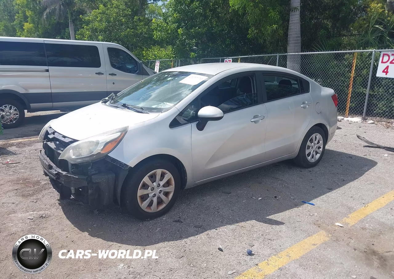 2013 Kia Rio Lx VIN:KNADM4A34D6300002 - 2