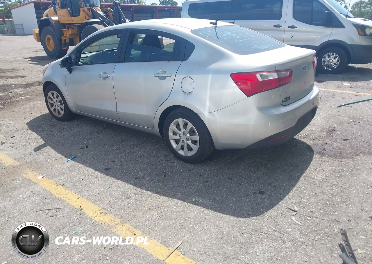 2013 Kia Rio Lx VIN:KNADM4A34D6300002 - 3