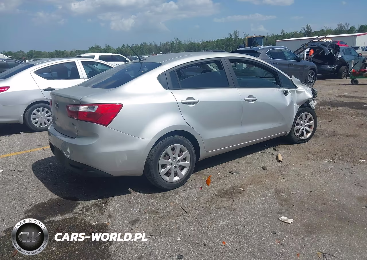 2013 Kia Rio Lx VIN:KNADM4A34D6300002 - 4