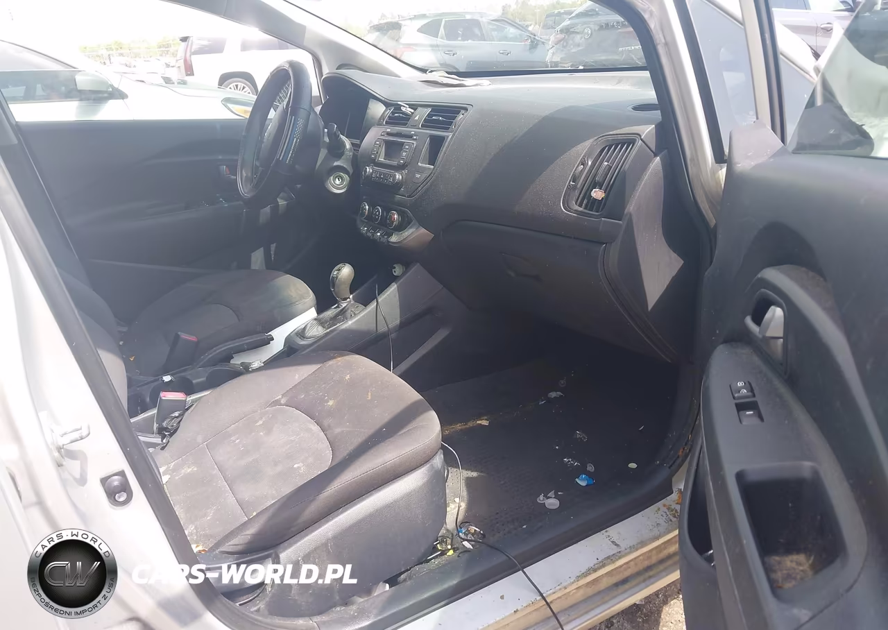 2013 Kia Rio Lx VIN:KNADM4A34D6300002 - 5