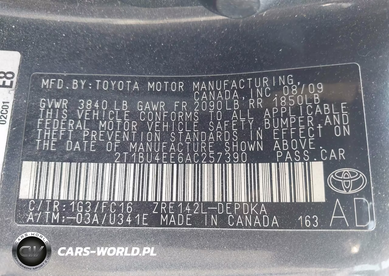 2010 Toyota Corolla Le VIN:2T1BU4EE6AC257390 - 9