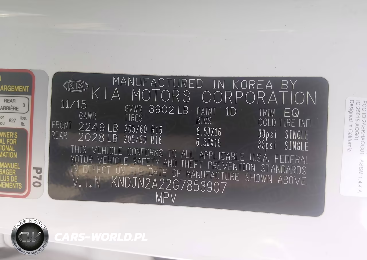 2016 Kia Soul VIN:KNDJN2A22G7853907 - 9