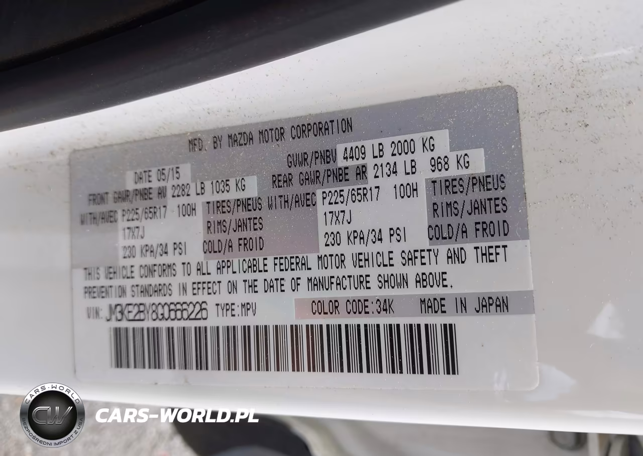 2016 Mazda Cx-5 Sport VIN:JM3KE2BY8G0666226 - 9