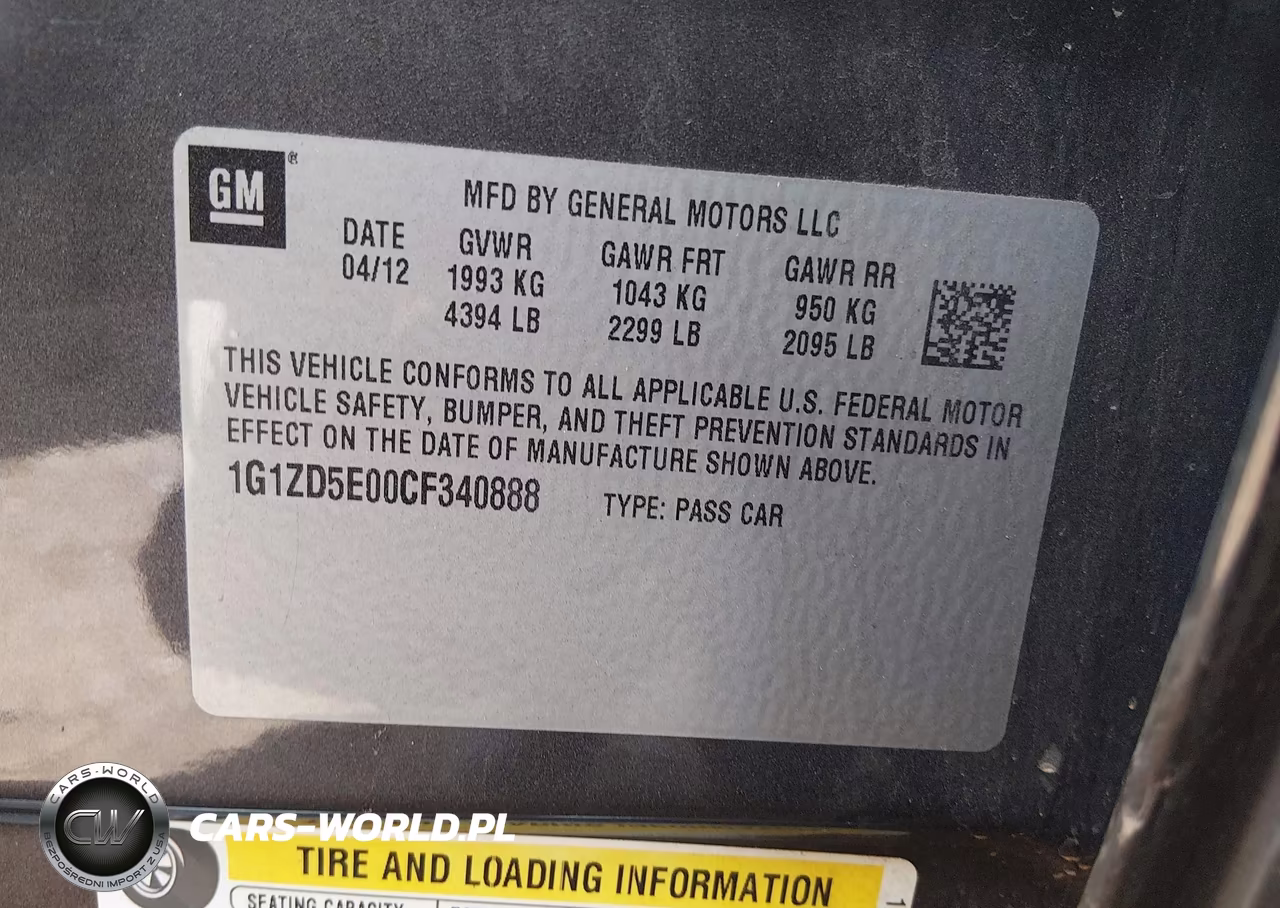2012 Chevrolet Malibu 2Lt VIN:1G1ZD5E00CF340888 - 9