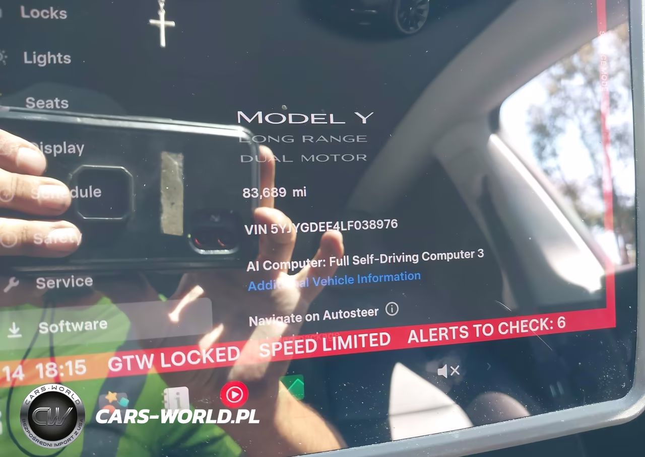 2020 Tesla Model Y Long Range Dual Motor All-Wheel Drive VIN:5YJYGDEE4LF038976 - 15