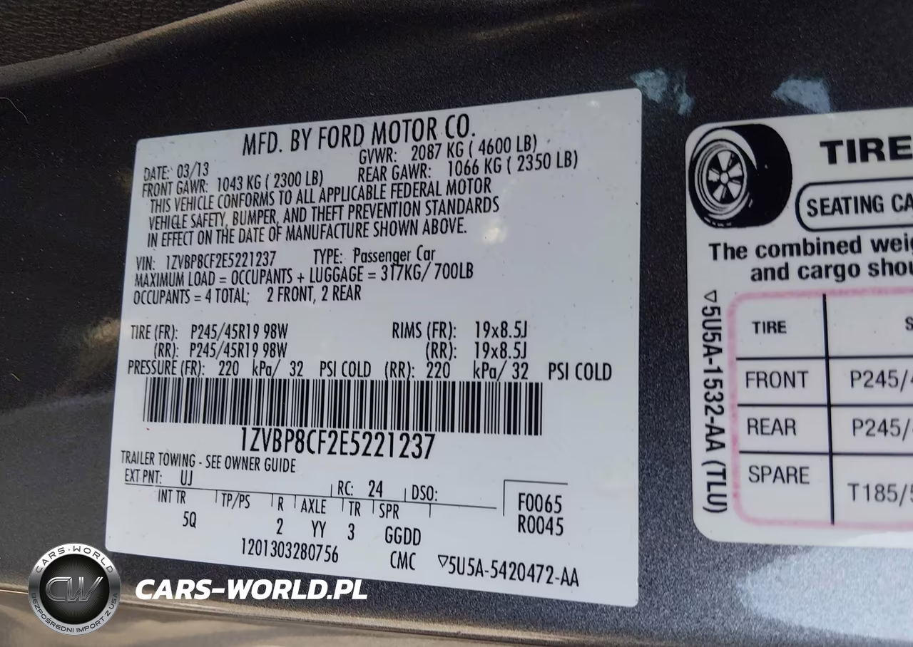 2014 Ford Mustang Gt Premium VIN:1ZVBP8CF2E5221237 - 9