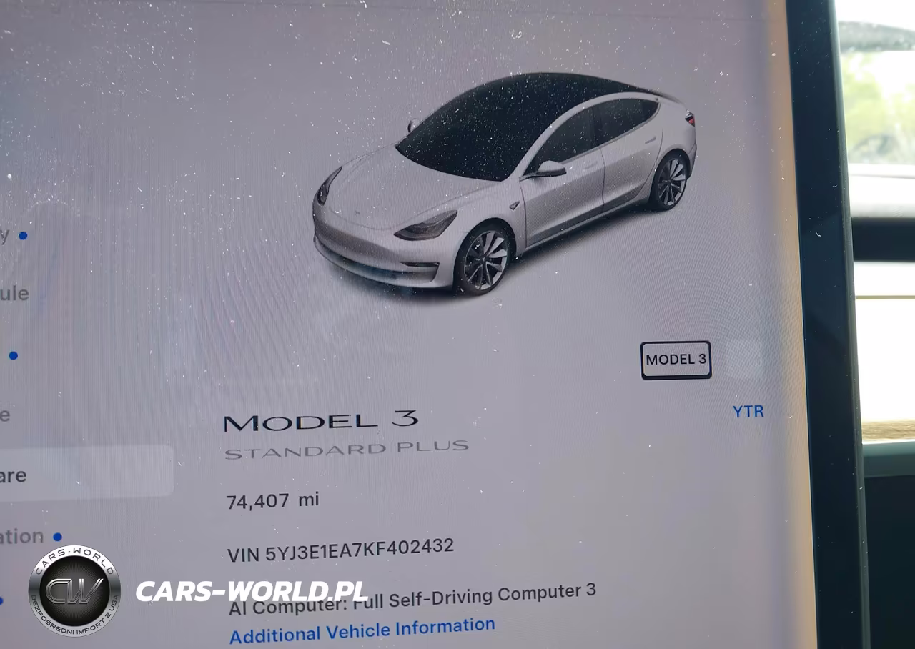 2019 Tesla Model 3 Long Range-Mid Range-Standard Range-Standard Range Plus VIN:5YJ3E1EA7KF402432 - 7
