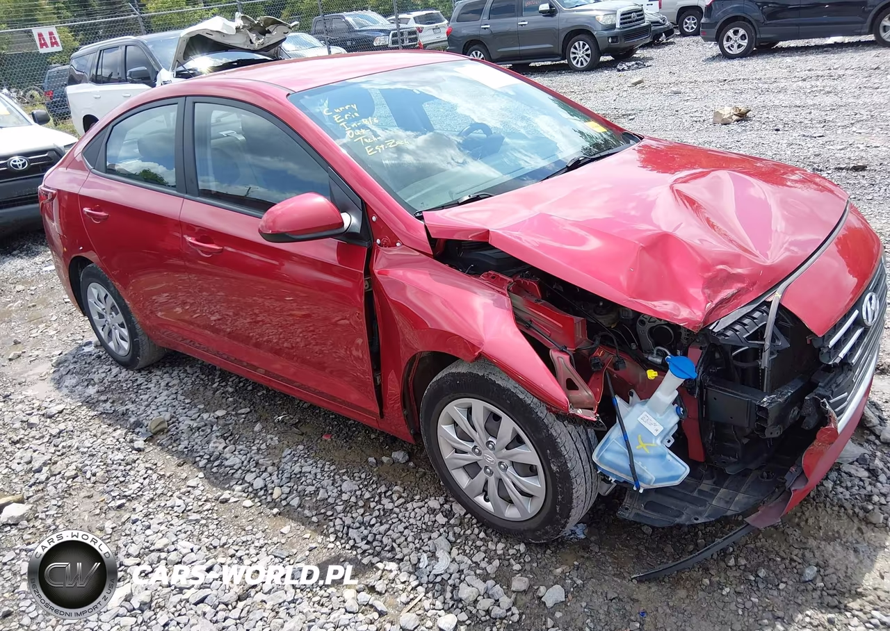 2022 Hyundai Accent Se VIN:3KPC24A68NE166704 - 1