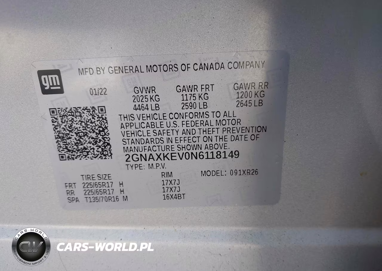 2022 Chevrolet Equinox Fwd Lt VIN:2GNAXKEV0N6118149 - 9