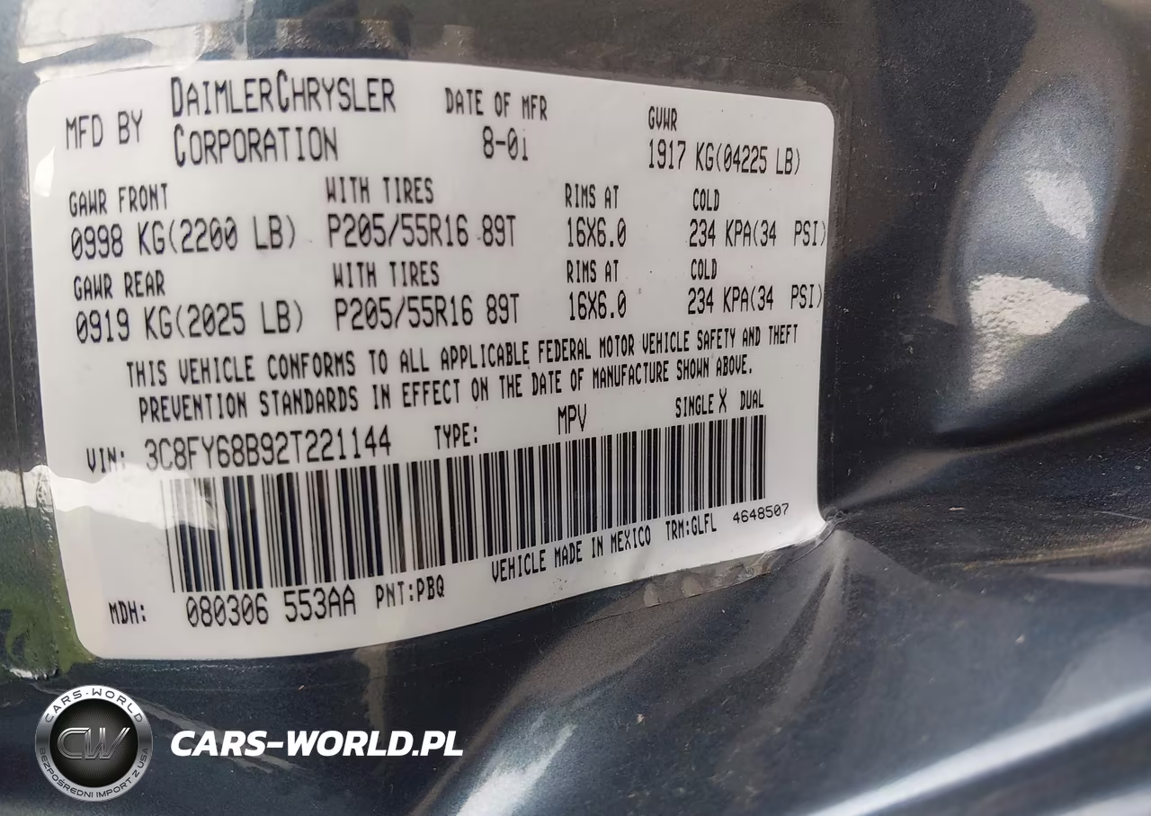 2002 Chrysler Pt Cruiser Limited VIN:3C8FY68B92T221144 - 9