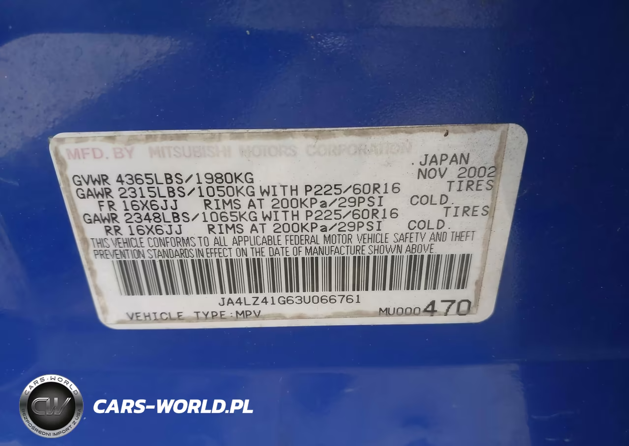 2003 Mitsubishi Outlander Xls VIN:JA4LZ41G63U066761 - 9
