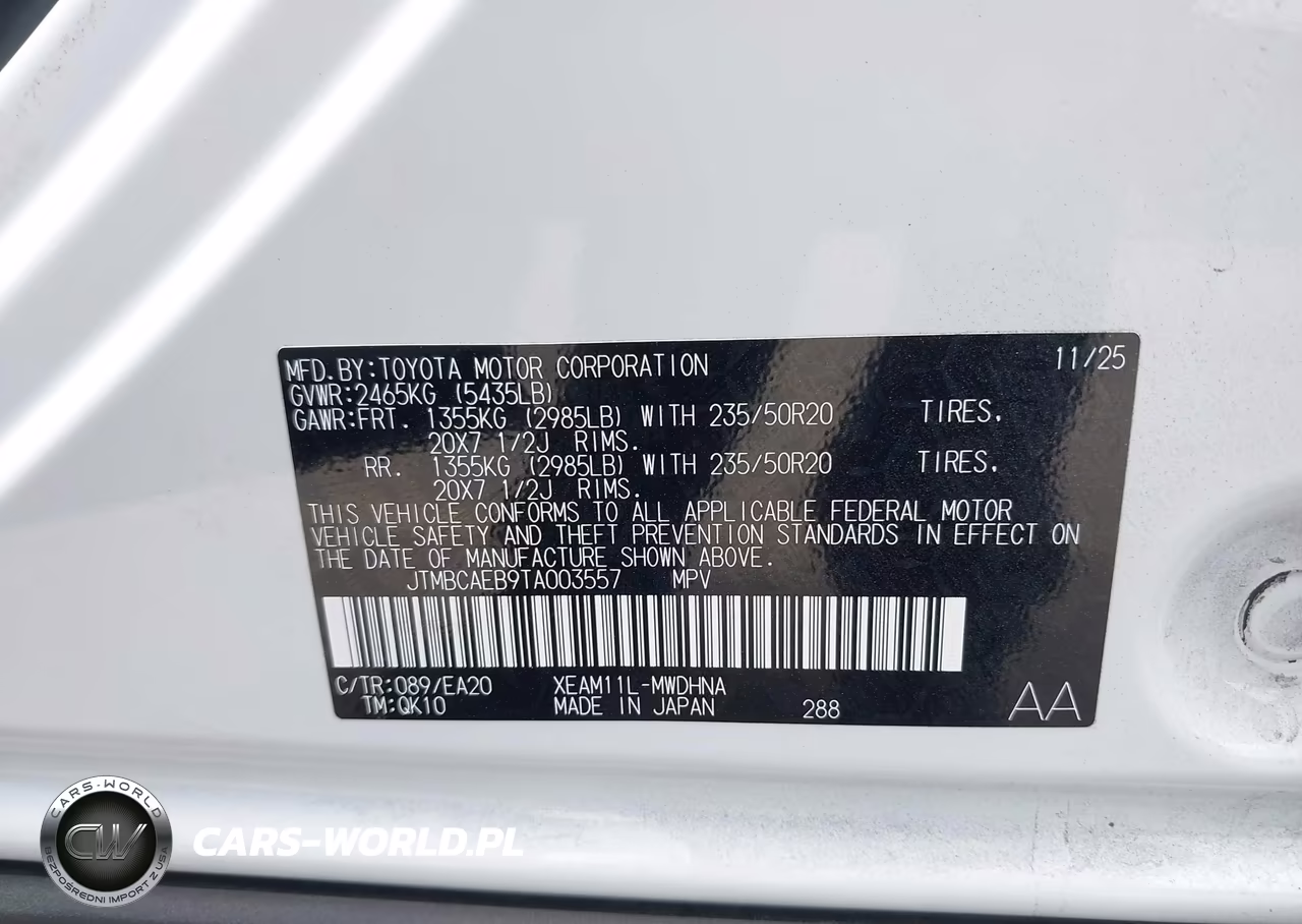 2026 Toyota Bz Limited VIN:JTMBCAEB9TA003557 - 9