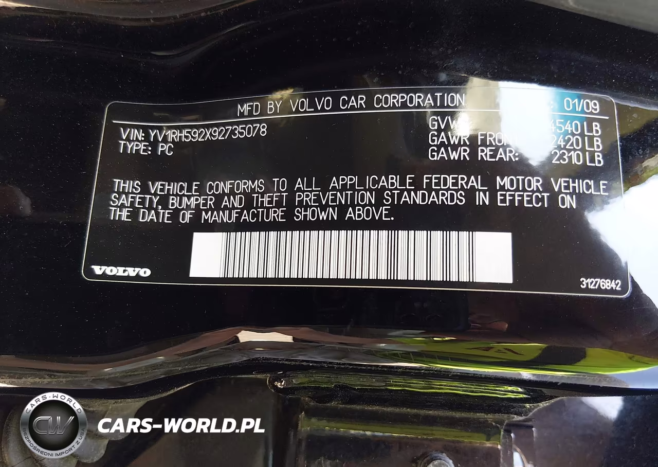 2009 Volvo S60 2.5T-2.5T Special Edition VIN:YV1RH592X92735078 - 9