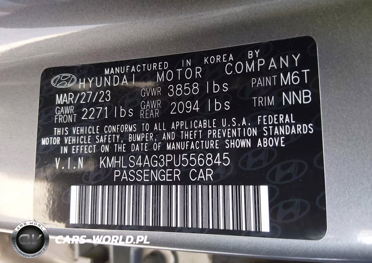 2023 Hyundai Elantra Sel VIN:KMHLS4AG3PU556845 - 9
